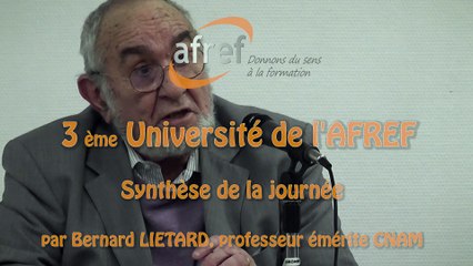 AFREF Université Synthèse