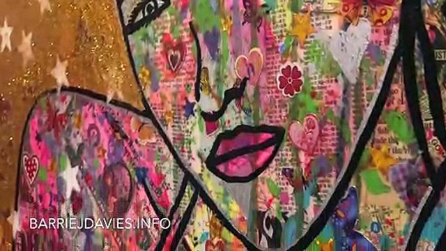 Super Glitter Paintings by Barrie J Davies