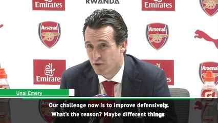 Скачать видео: Our challenge is to improve defensively - Emery