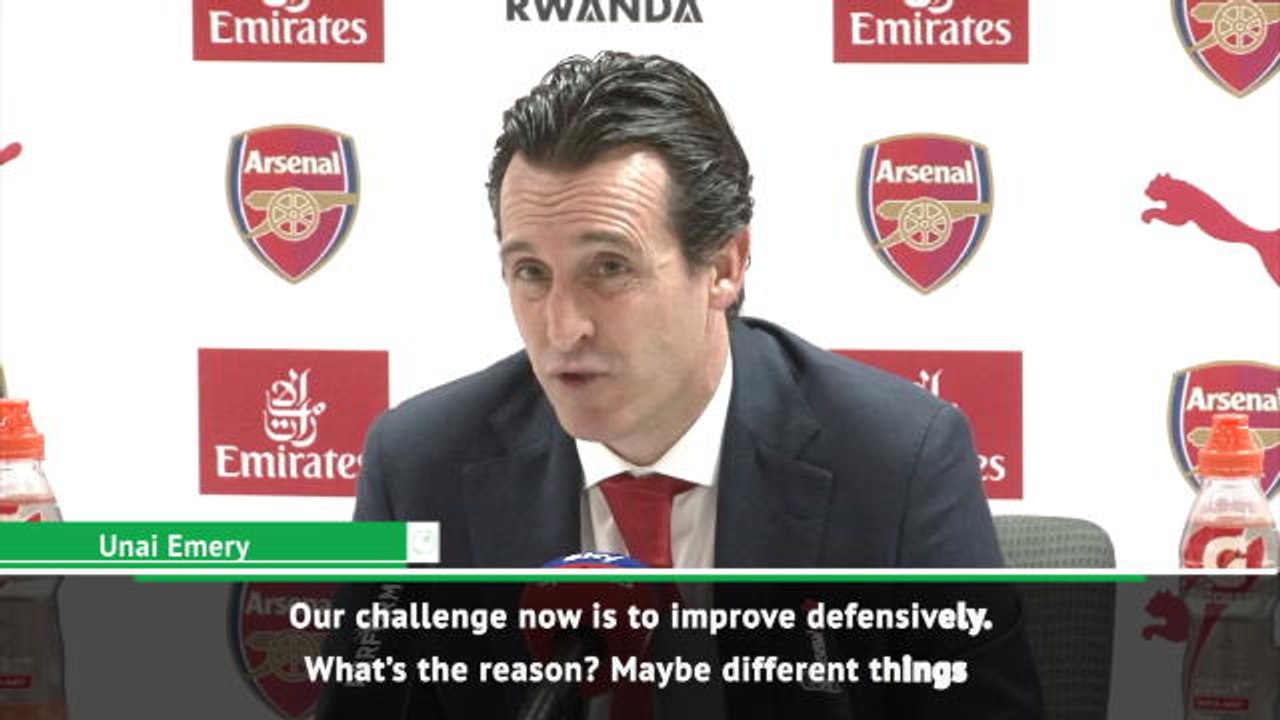 Our challenge is to improve defensively - Emery