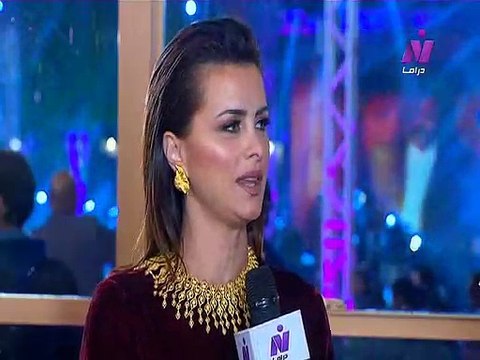 الفنانه اللبنانيه نور فى حفل تكريم نجوم الدراما 2018
