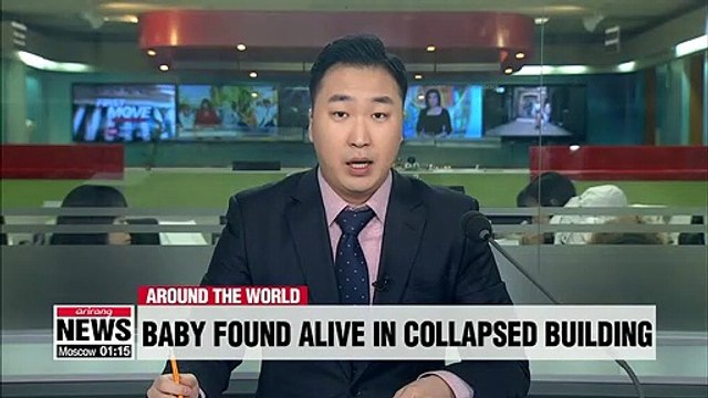 11-month-old baby boy found alive 35 hours after collapsed Russian apartment building