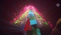 Новогодний салют и лазерное шоу в Дубае