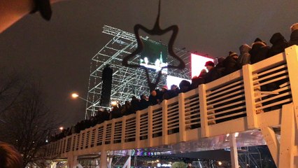 Bridge Collapse in Moscow's Gorky Park on New Year's Eve