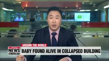 11-month-old baby boy found alive 35 hours after collapsed Russian apartment building