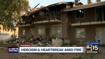 Eight families forced out of their homes after a Phoenix apartment fire