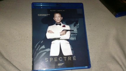 Spectre Blu-Ray/Digital HD Unboxing