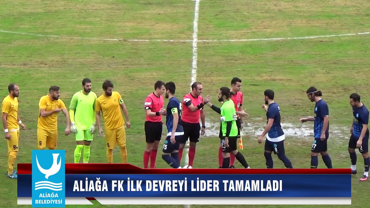 ALİAĞA FK İLK DEVREYİ LİDER TAMAMLADI
