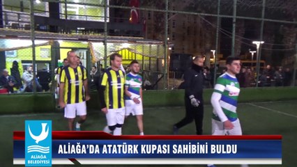 ALİAĞA’DA ATATÜRK KUPASI SAHİBİNİ BULDU