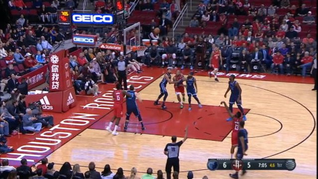 كرة سلّة: ان بي آي: قصّة اليوم: ثلاثيّة هاردن المزدوجة تسهم بفوز روكتس على غريزليز