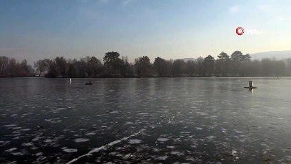 Şeker Gölü Buz Tuttu