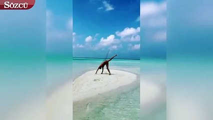 2019'a Maldivler'de 'merhaba'