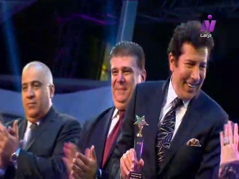 تكريم خاص للنجم هانى رمزى فى حفل تكريم نجوم الدراما 2018_