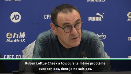 21e j. - Sarri a des "des problèmes avec les ailiers"