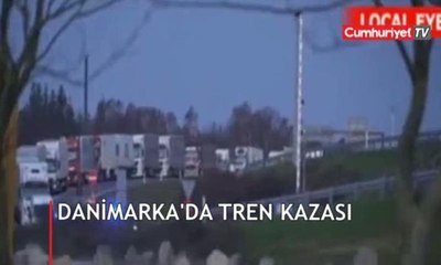 Danimarka'da tren kazası: Çok sayıda ölü var