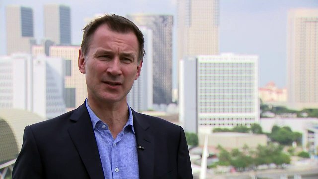 Jeremy Hunt: UK can learn from Singapore economy post-Brexit
