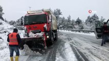 Antalya-Konya Karayolu Kar Nedeniyle Trafiğe Kapatıldı