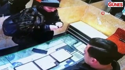 Kuyumcudan çaldığı pırlanta yüzüğü yuttu