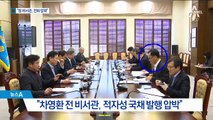 “차영환 비서관이 전화로 적자 국채 발행 압박”