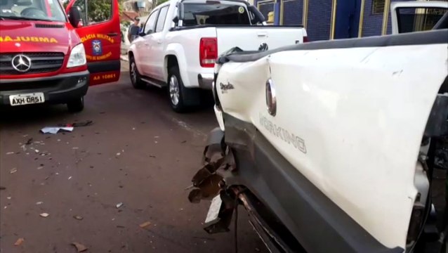 Colisão de trânsito deixa duas pessoas feridas no Maria Luíza