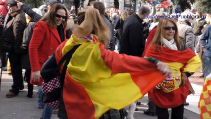 Más de 5 mil personas visitan «Acampada Nacional» cantando 'Viva Tabarnia y España'