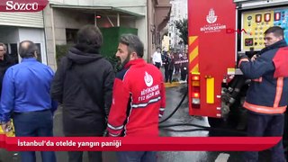 İstanbul’da otelde yangın paniği