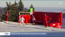 Pyrénées : en l'absence de neige, des stations de ski tournent au ralenti