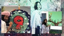 아티스트 이혜영, 야외 테이블에 테인팅을 한다?! 기대만발 혜영의 작품 大공개