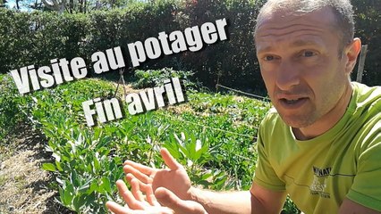 Visite au potager familial / Avril 2018