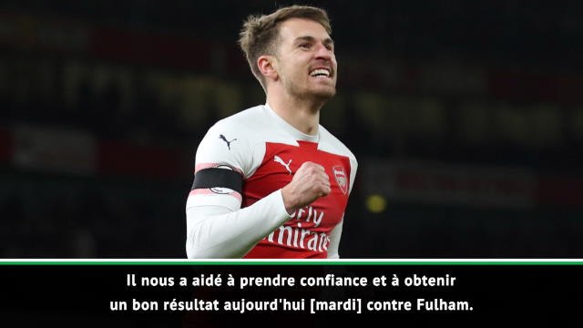 Arsenal - Emery pense que Ramsey va rester jusqu'à la fin de la saison