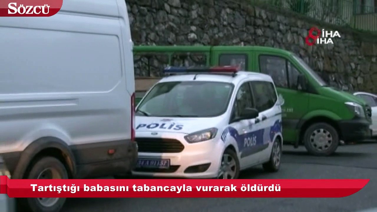 Tartıştığı babasını tabancayla vurarak öldürdü