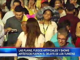 Ecuatorianos despidieron el año en Salinas