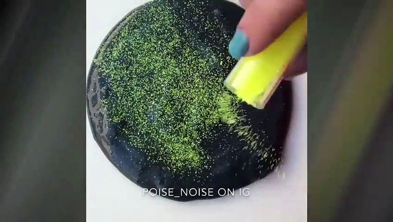 Most Satisfying BLACK Slime Video In The World!