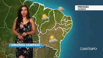 Previsão Nordeste – Chuva frequente no litoral do RN e CE