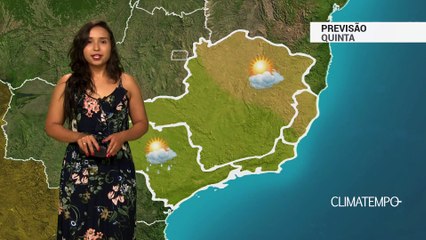 Previsão Sudeste – Calor e pancadas de chuva