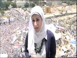 صلاة الجمعة فى ميدان التحرير والاعداد تتزايد حتى الان