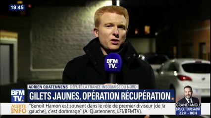 Adrien Quatennens : "Le mouvement des gilets jaunes nous fascine"