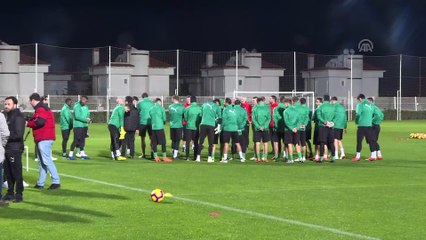 Bursaspor, ikinci yarı hazırlıklarına başladı - ANTALYA