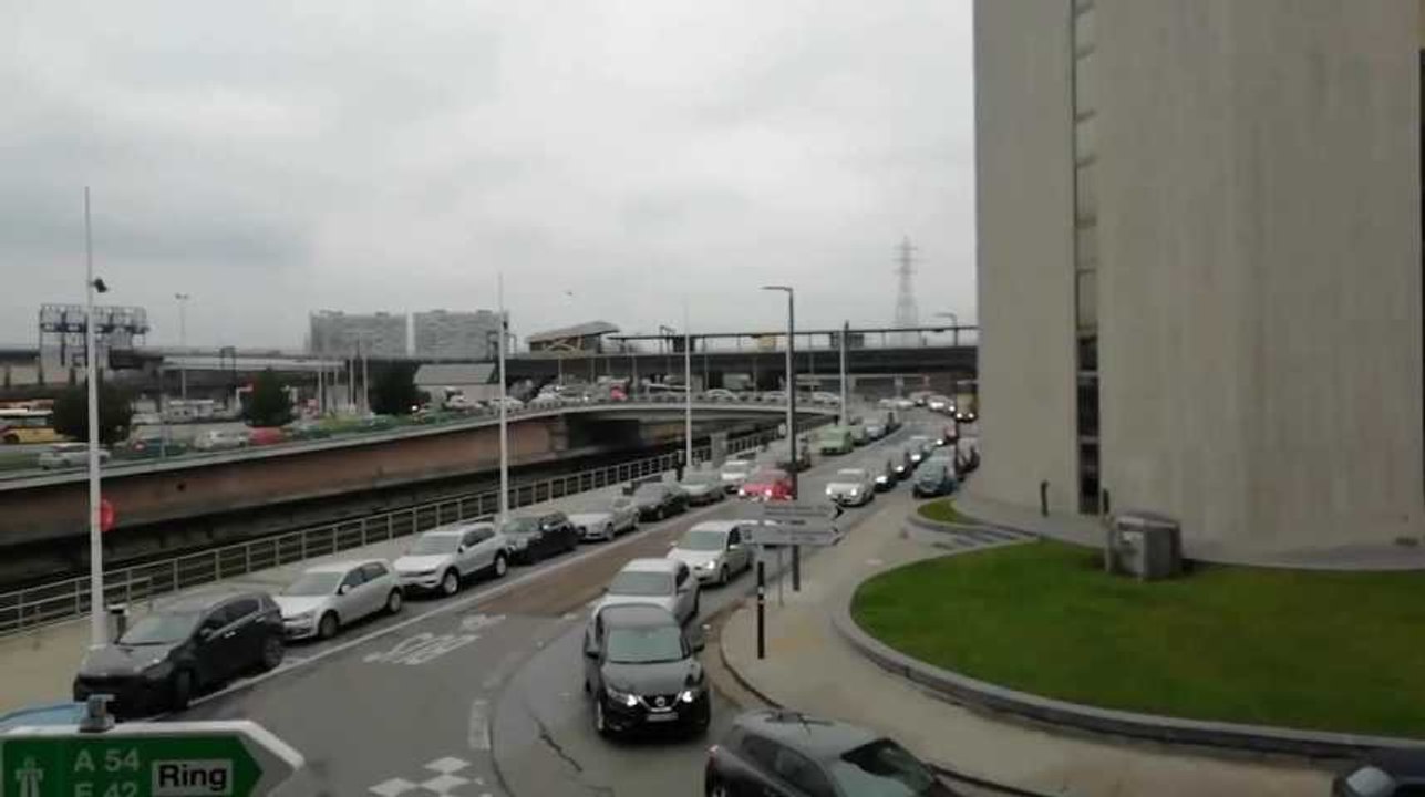 Circulation paralysée Charleroi