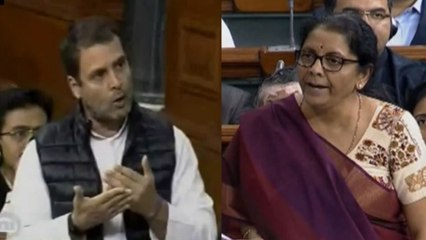 Download Video: Rahul Gandhi Vs Nirmala Sitharaman, Rafale Deal पर Lok Sabha में संग्राम | वनइंडिया हिंदी