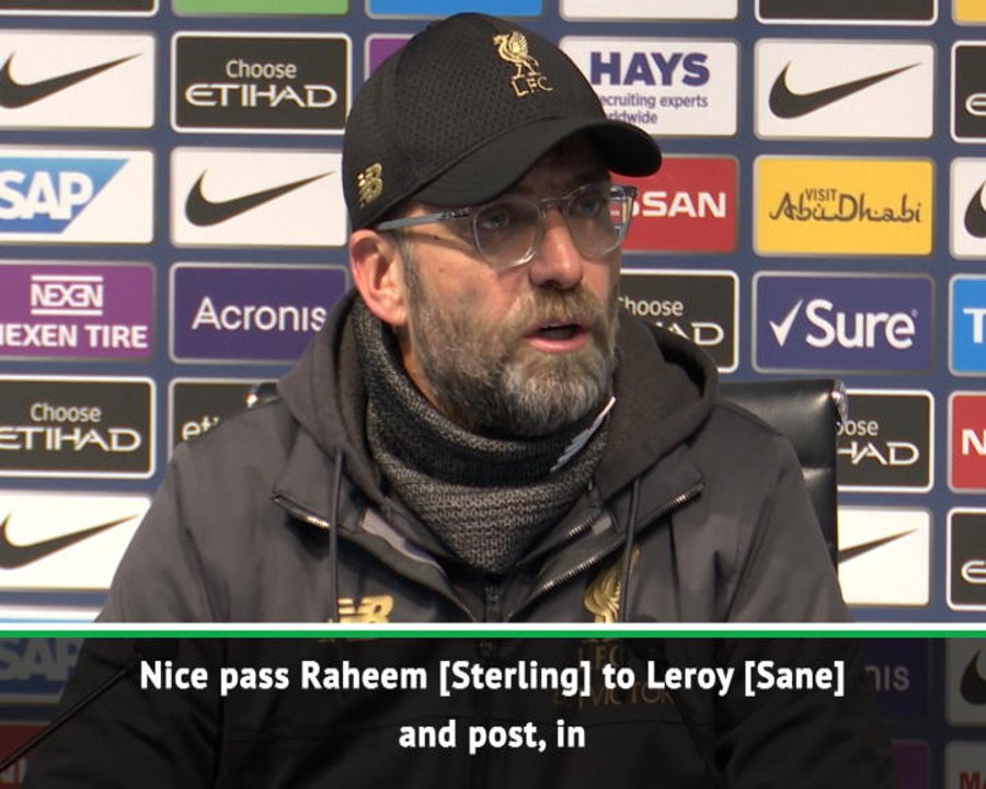 FOOTBALL: Premier League: Klopp praises Man City for their counter attacking football