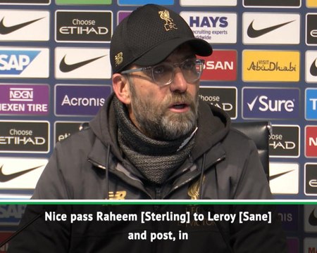 FOOTBALL: Premier League: Klopp praises Man City for their counter attacking football