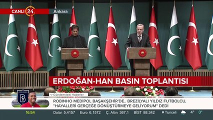 Pakistan Başbakanı Han Ankara'da