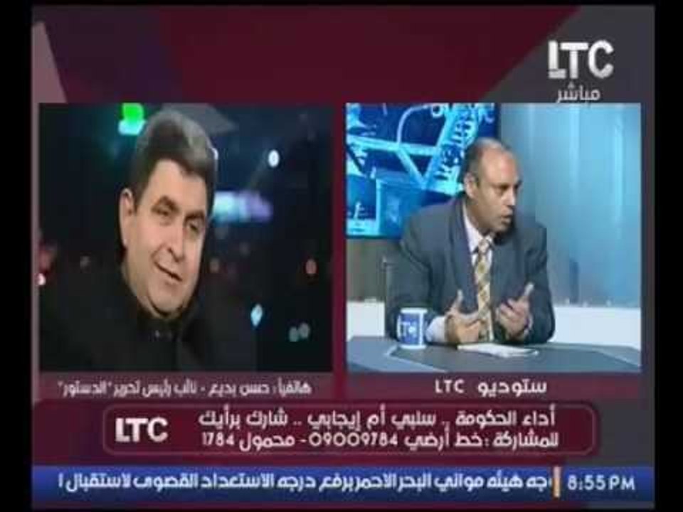 بسبب اداء وزير الصحه.. إحتدام النقاش عالهواء بين مدير تحرير الجمهوريه ونائب رئيس تحرير الدستور