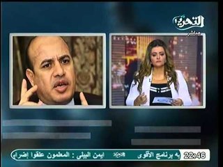 خناقة عالهواء بين محامي الاخوان و شحاته محمد تنتهي برفع دعوي سب و قذف عالهواء