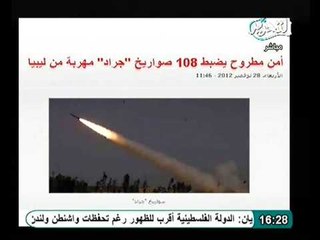 قوات الامن تحبط دخول 108 صواريخ جراد من ليبيا الي مصر