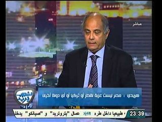 السفير حسين هريدي قطر هي رأس الحربه لتنفيذ المخططات الامريكيه بالمنطقه العربيه