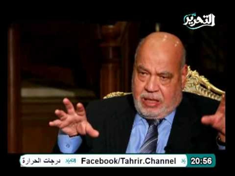 المستشار مكي الاخوان هم الاجدر بحكم مصر وصفحات الفيس بوك اقوي تأثيرا من الاحزاب الكرتونية الحالية