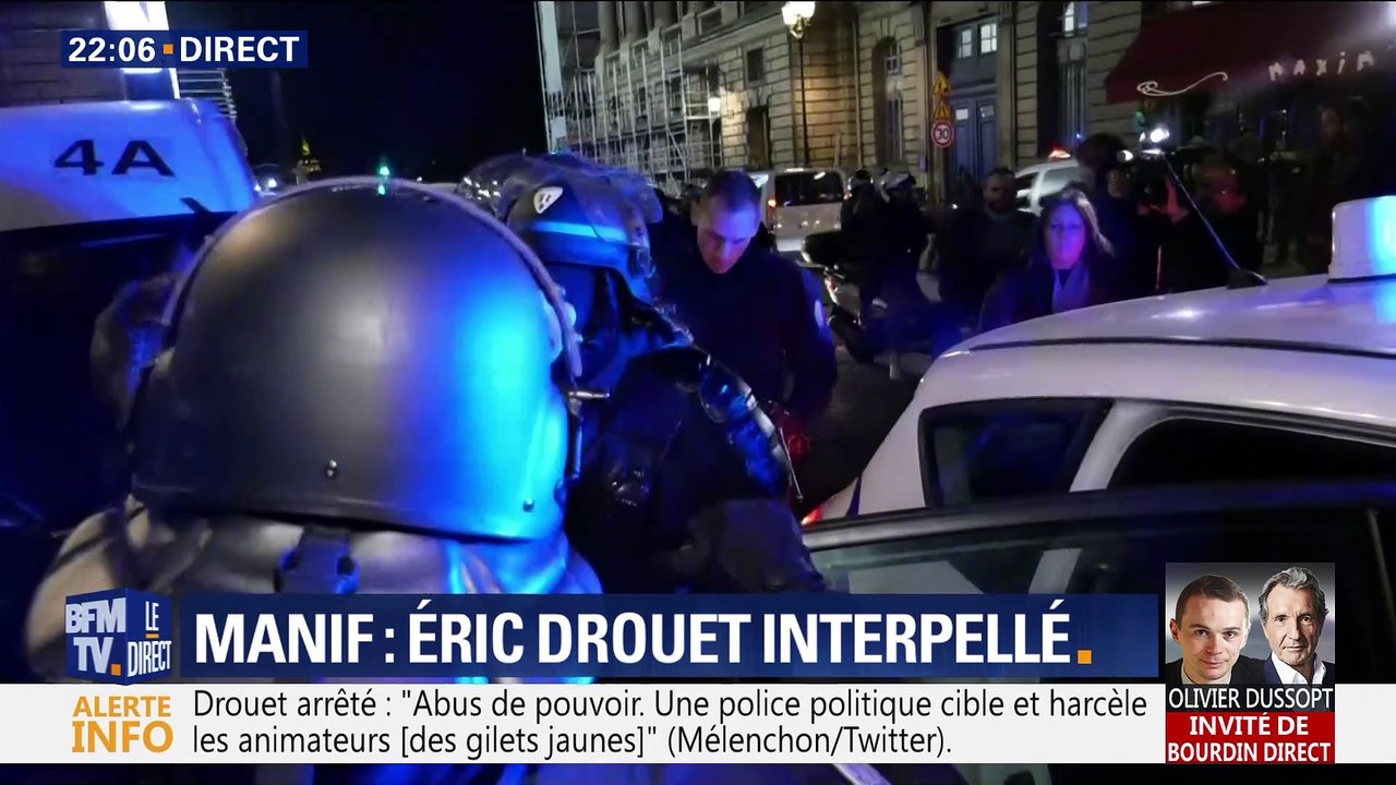 Gilets jaunes: Éric Drouet une nouvelle fois interpellé (1/3)