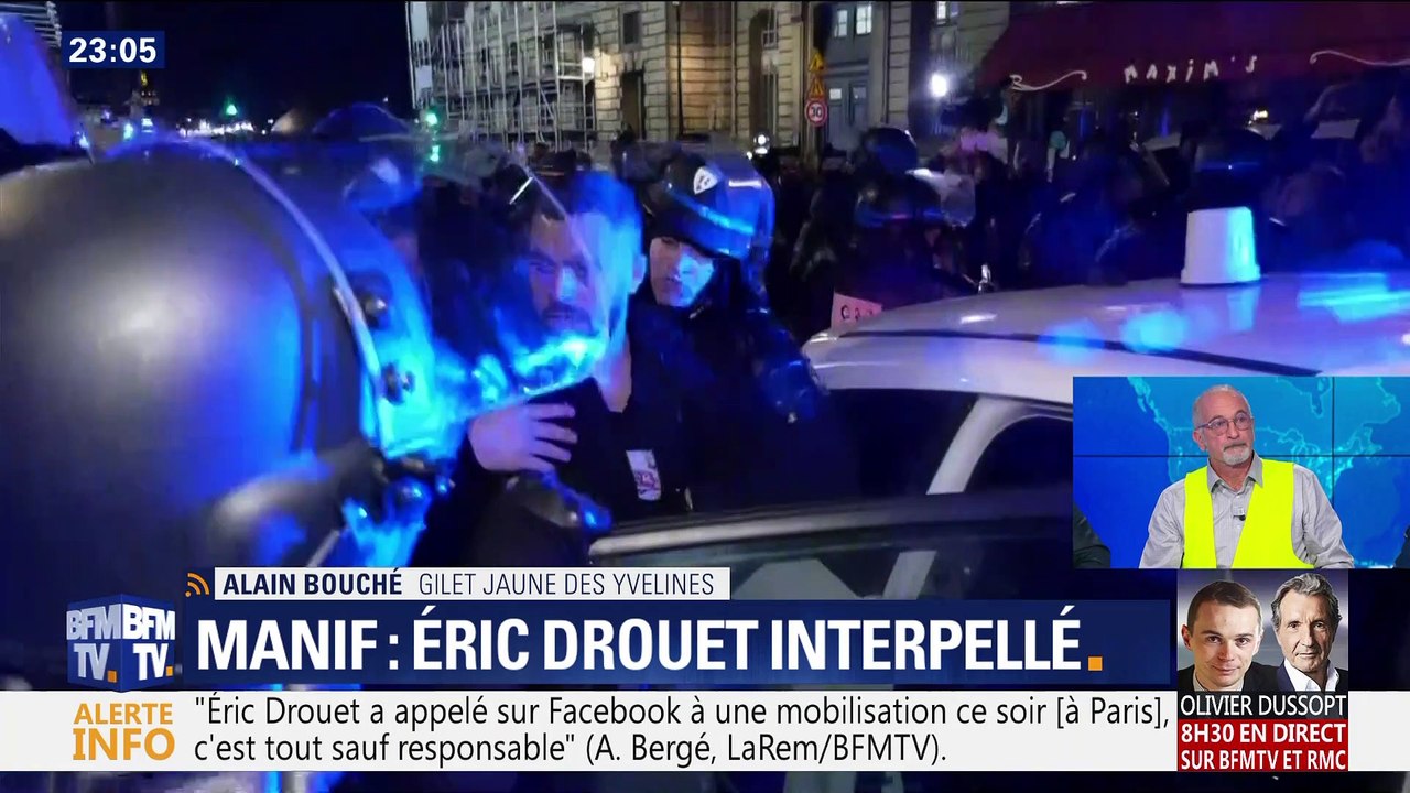 Gilets jaunes: Éric Drouet une nouvelle fois interpellé (3/3)